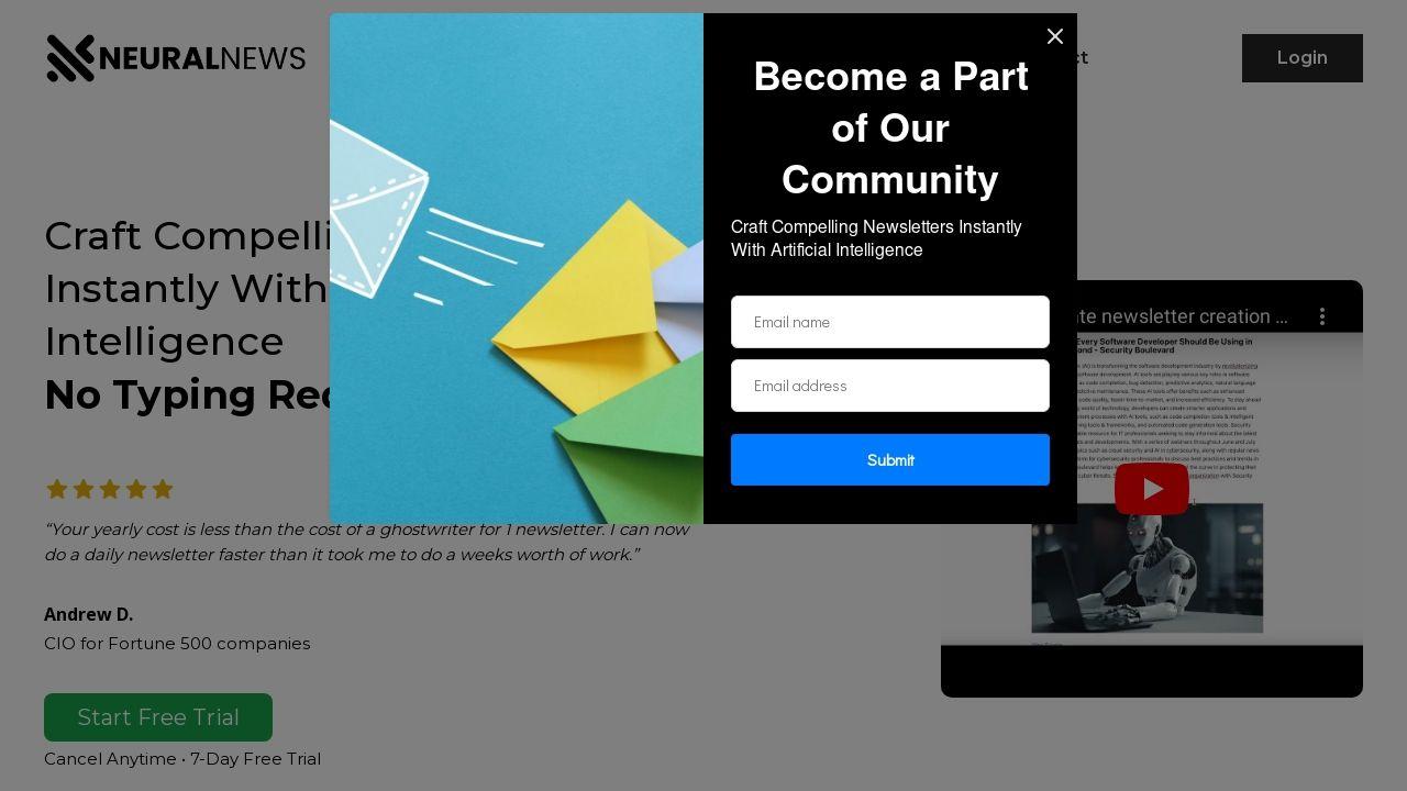 Neural Newsletters Image