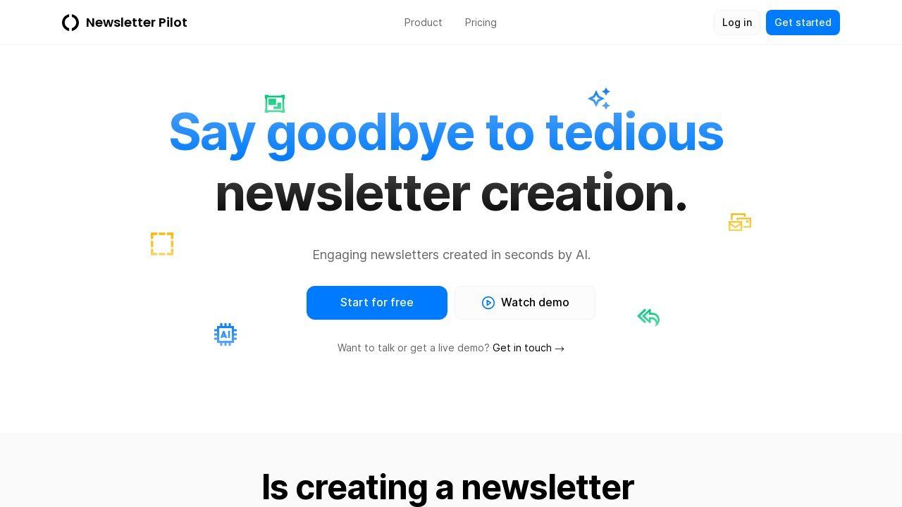 Newsletter Pilot Image