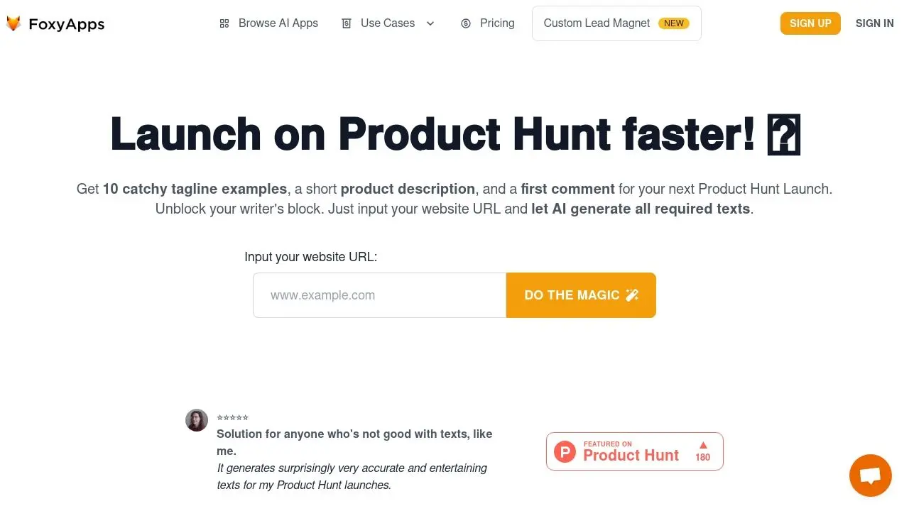 Product hunt launcher Image