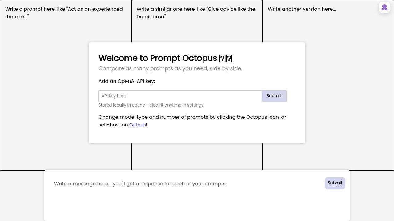 Prompt Octopus Image