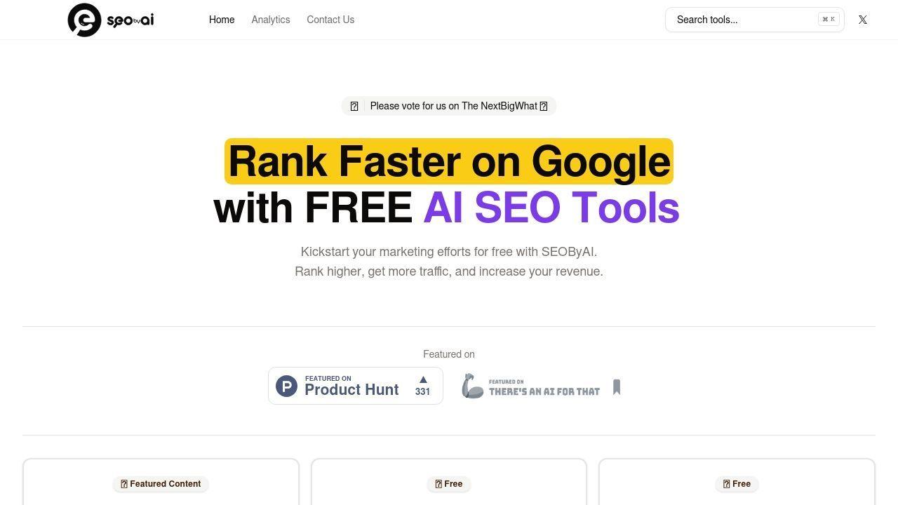 SEO AI (free) Image