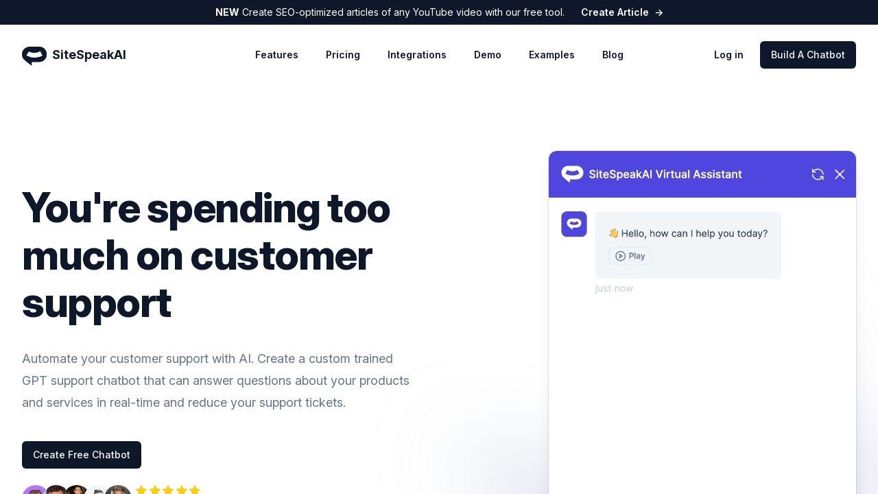 SiteSpeakAI Image