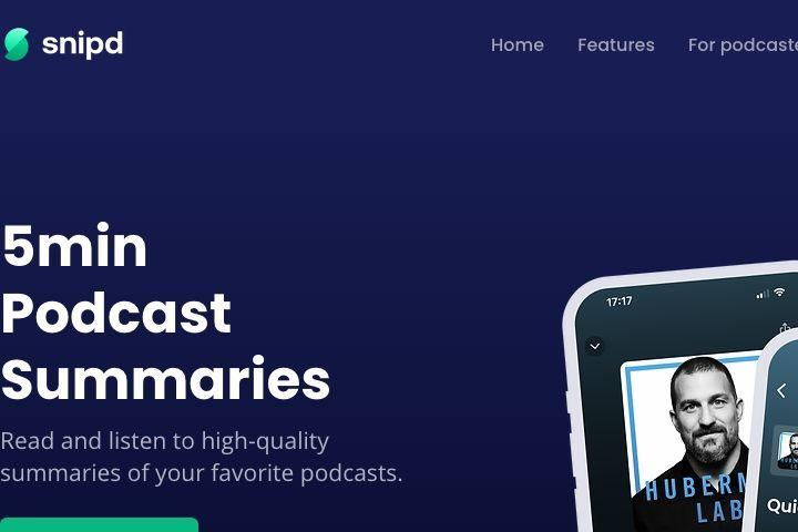 Snipd Podcast Summaries Image