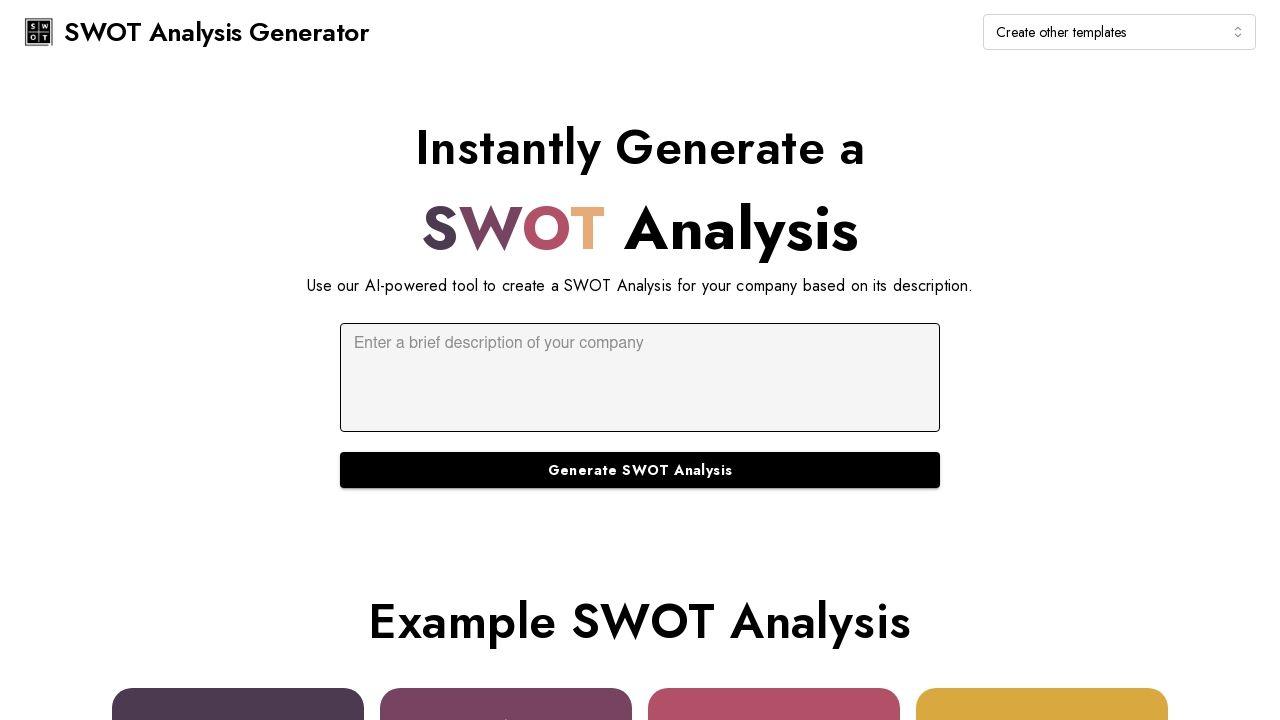 SWOT Analysis Image