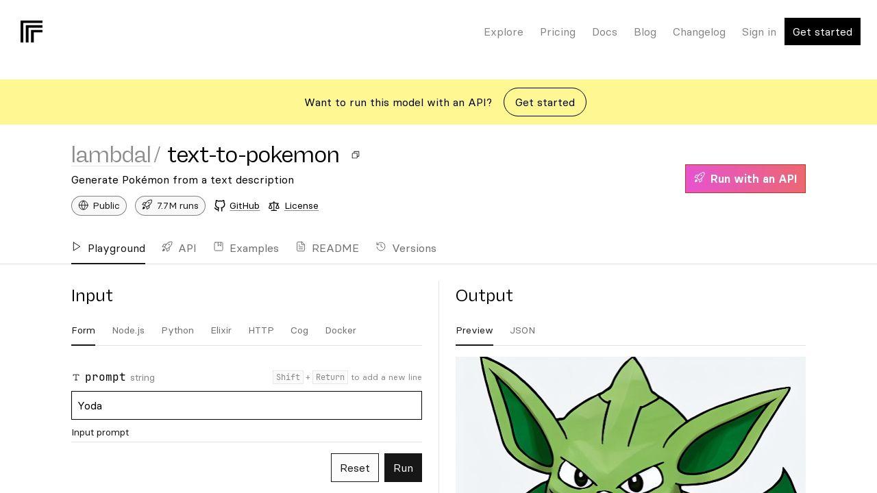 Text-to-pokemon Image