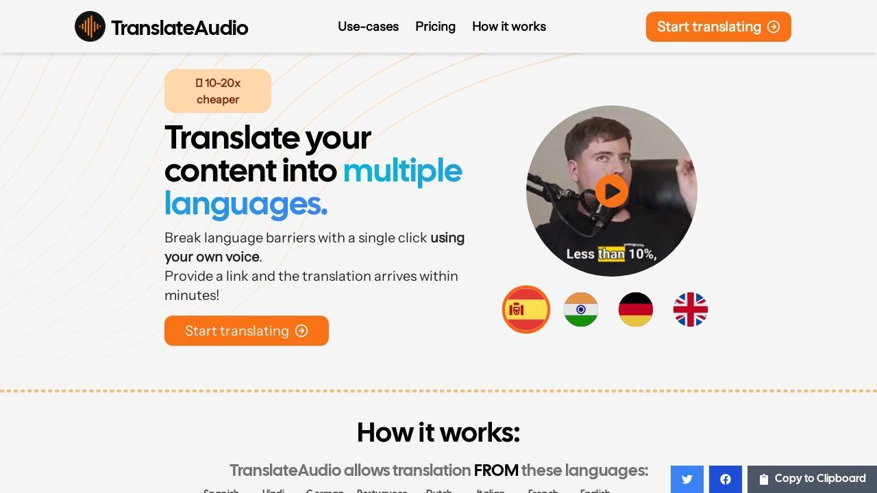 TranslateAudio Image