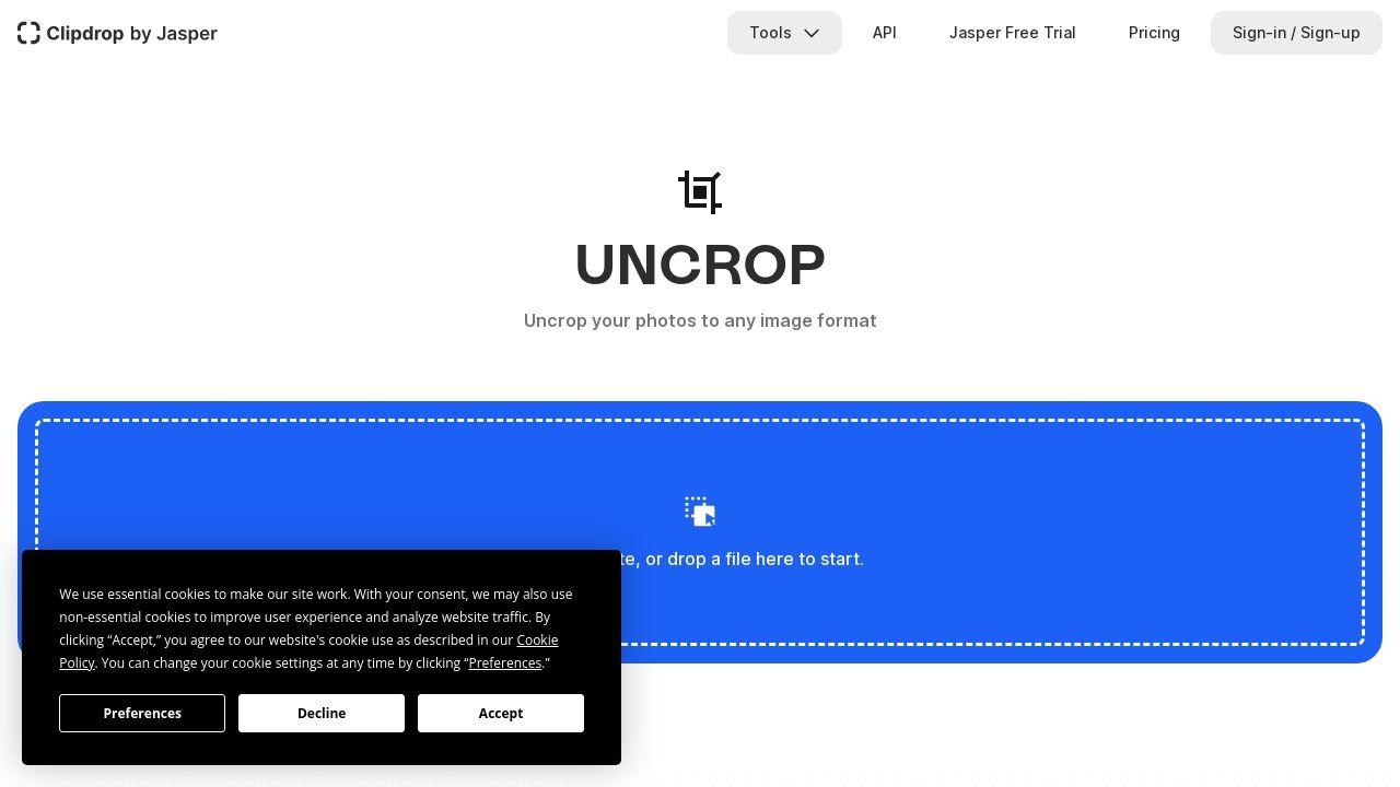 Uncrop by Stability AI Image
