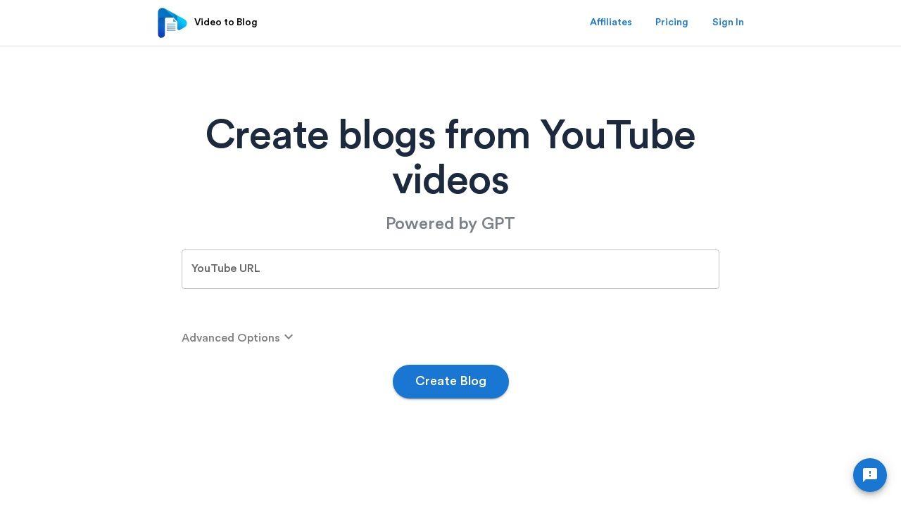 VideoToBlog Image