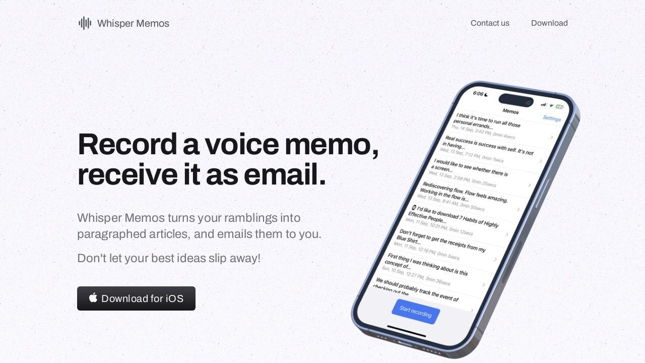 Whisper Memos Image