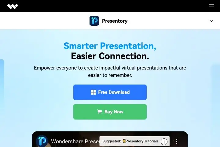 Wondershare Presentory Image