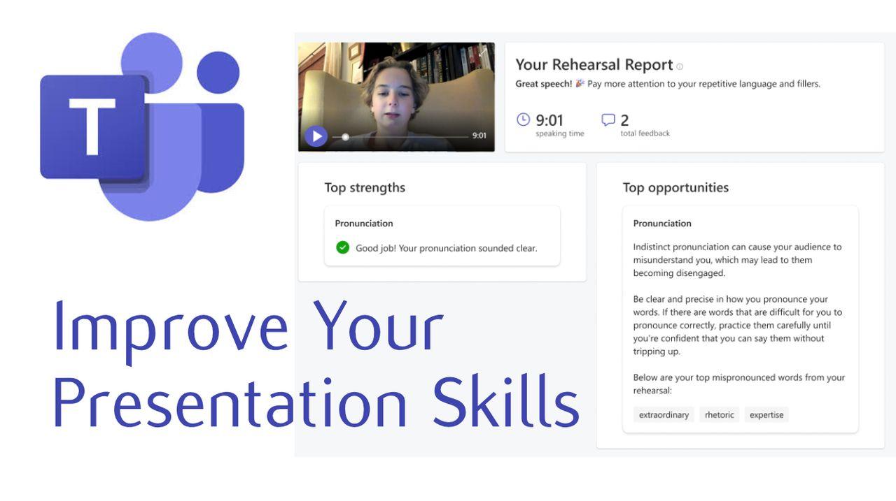 Improve your presentation skills with Microsoft Teams