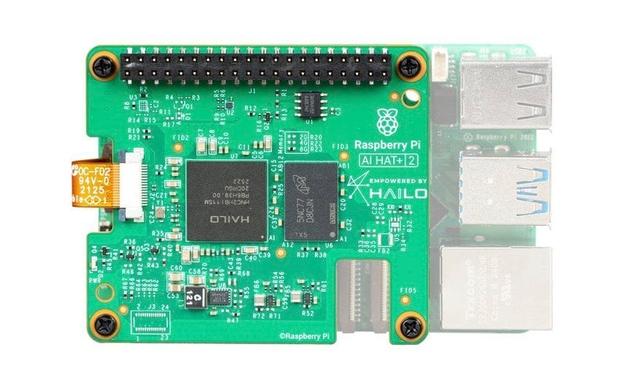 Netx Hat Raspberry Pi Raspberry Pi AI HAT+ 2: 40 TOPS & 8GB RAM for Gen AI