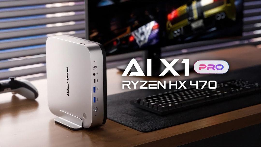 Minisforum AI X1 Pro-470 Ryzen AI Mini PC Launches