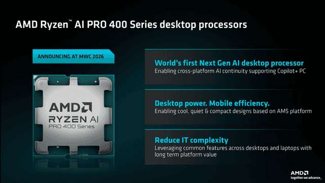 AMD Ryzen AI Desktop Processors with NPU Announced